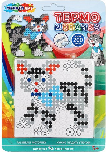 Развивающая игра MultiArt Термомозаика Кошка IB400-PIT