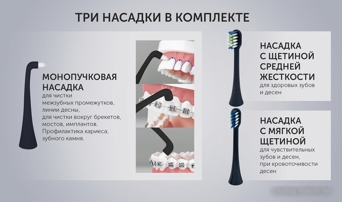 Электрическая зубная щетка Polaris PETB 0701 TC (графит)
