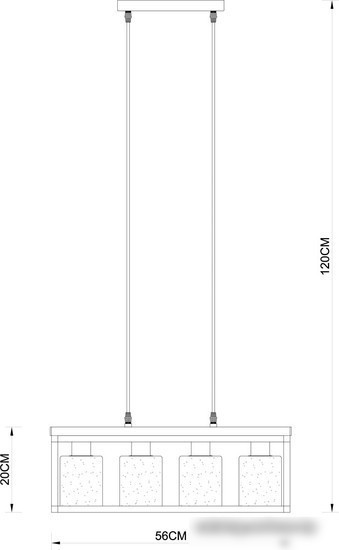 Подвесная люстра Arte Lamp Dublin A7025SP-4BK