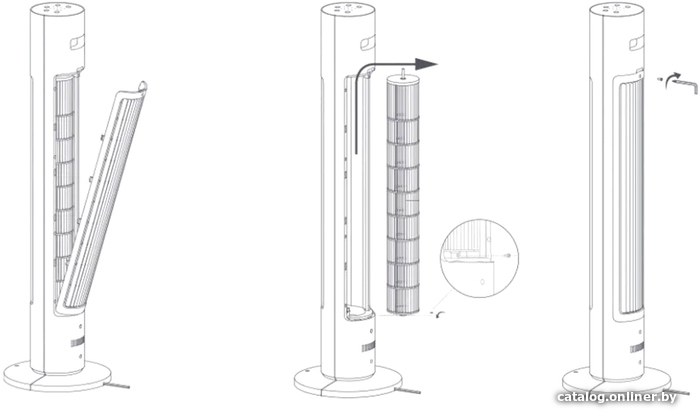 Колонный вентилятор Xiaomi Smart Tower Fan EU BHR5956EU (международная версия)