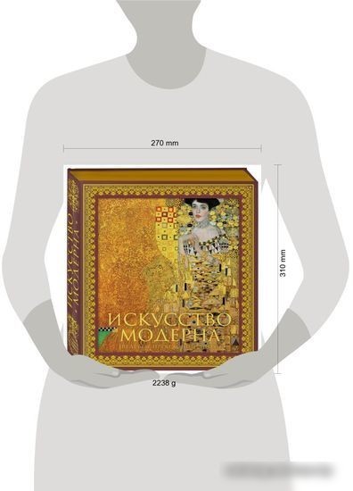Книга издательства Эксмо. Искусство модерна и ар-нуво. Новое оформление