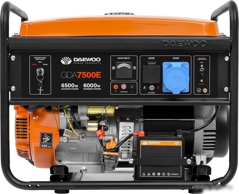 Бензиновый генератор Daewoo Power GDA 7500E
