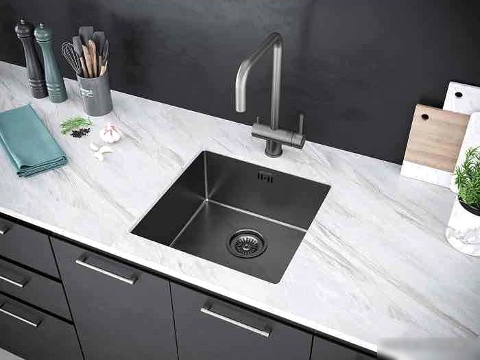 Кухонная мойка Paulmark Gerberg PM214444-GM