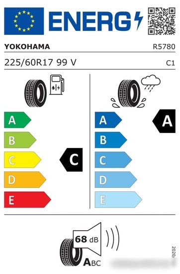 Автомобильные шины Yokohama BluEarth-XT AE61 225/60R17 99V