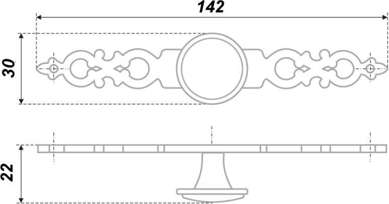 Ручка мебельная Boyard RC039AB.5