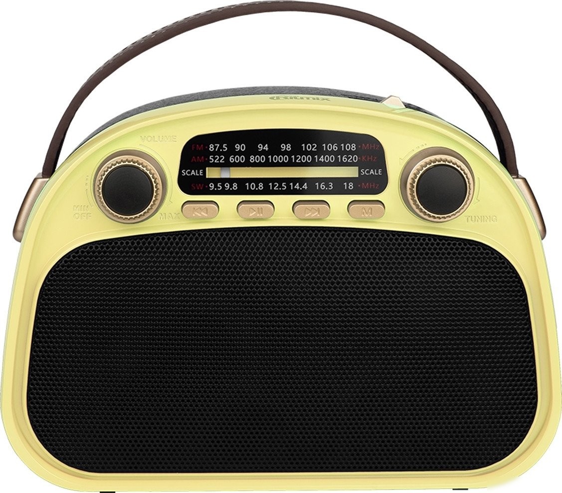 Радиоприемник Ritmix RPR-040 (лимонный)