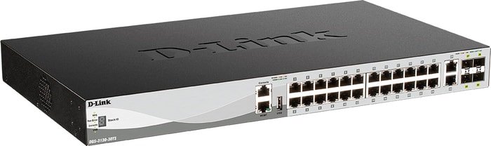 Управляемый коммутатор 3-го уровня D-Link DGS-3130-30TS/B1A