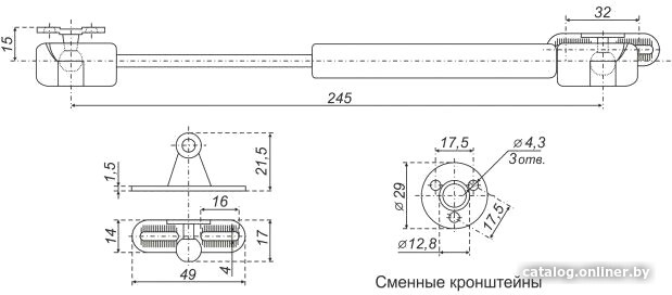 Газ-лифт Boyard GL105GR/100/1