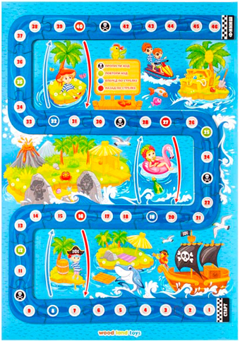 Настольная игра WoodLand Toys В поисках сокровищ 225103