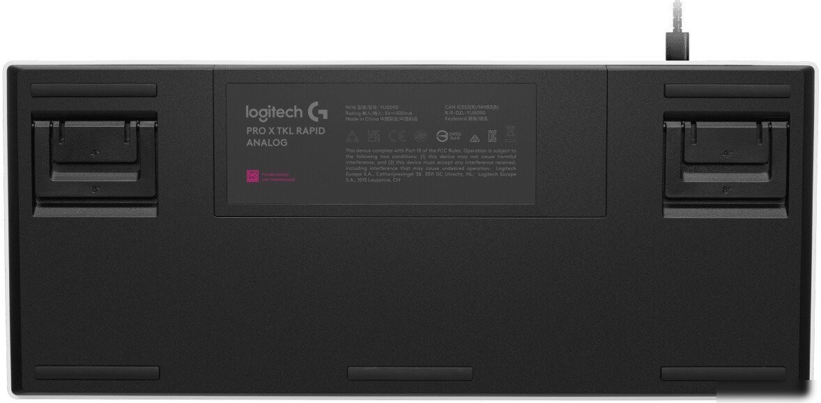 Клавиатура Logitech G Pro X TKL Rapid 920-013244 (белый, нет кириллицы)