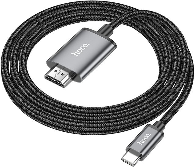Кабель Hoco UA27 USB Type-C - HDMI (2 м, черный)