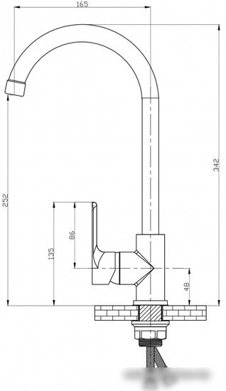 Смеситель РМС SL133-017F