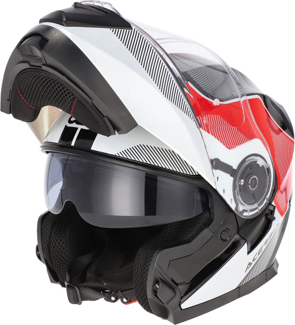 Мотошлем Acerbis Serel 22-06 0025201.239.064 (M, белый/красный)