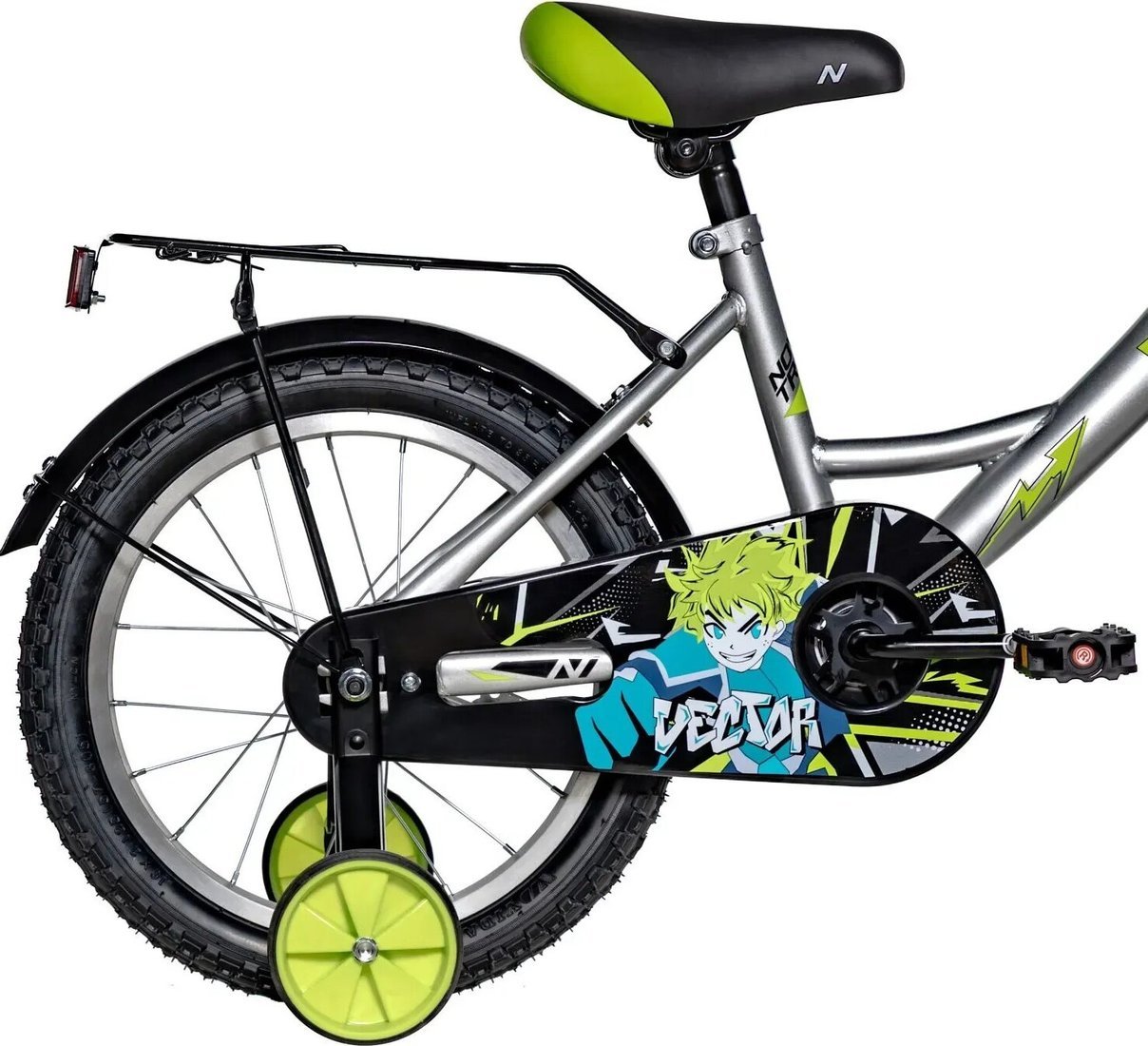 Детский велосипед Novatrack Vector 18 2025 183VECTOR.SL5 (серебристый)