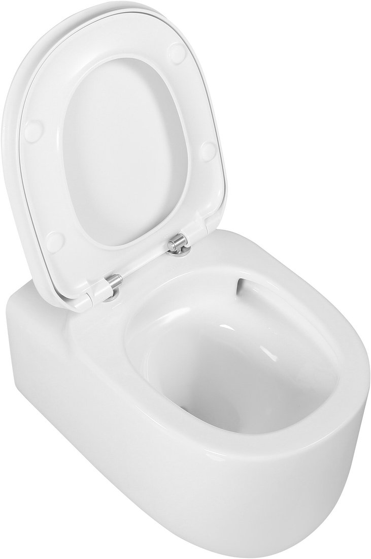 Унитаз подвесной Oliveeka OL-MQ-003 + OL-G27 + OL-R22-BGM (матовый оружейный металл)