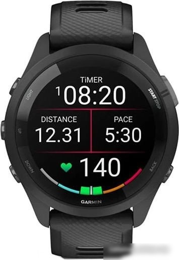 Умные часы Garmin Forerunner 265 (черный/пудрово-серый)