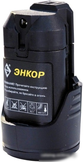 Дрель-шуруповерт Энкор ДША-2 12ЭР/10Л (с 2-мя АКБ)