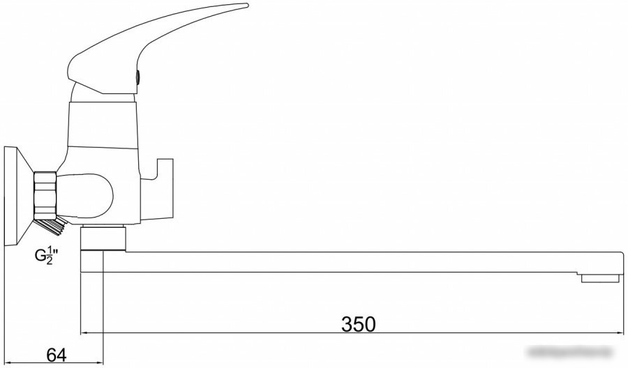 Смеситель Gross Aqua Basic 7211257C-35F
