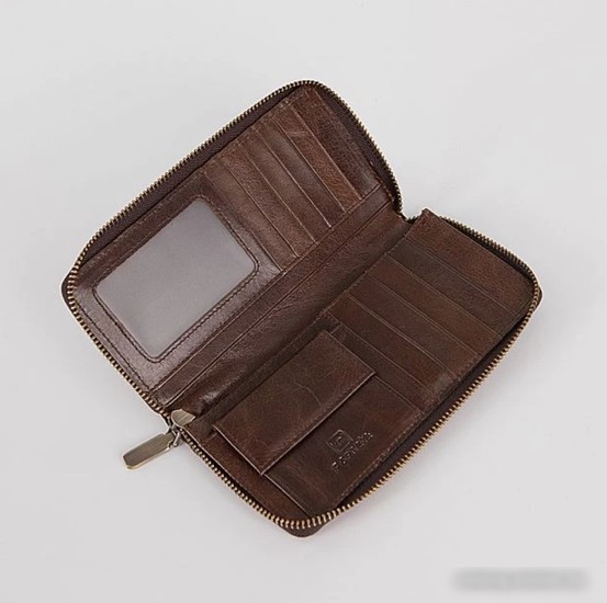 Кошелек Poshete 196-11021PZ-BRW (коричневый)
