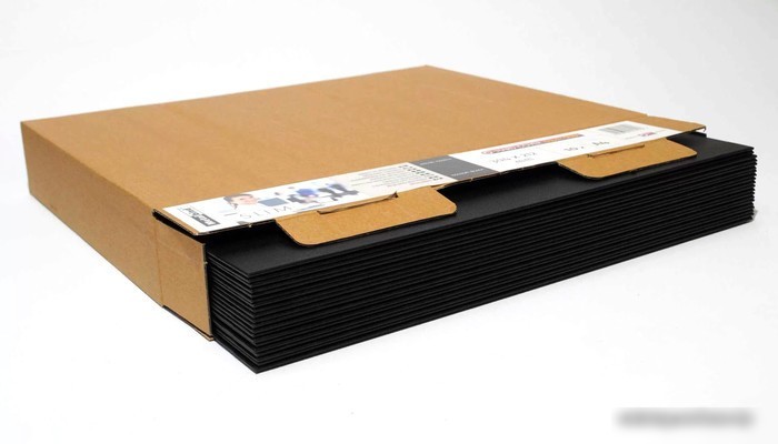Картонная обложка для переплета OPUS Classic Slim A4 304x212 мм OHCSLIM304X212C10 (10 шт, черный)