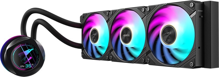 Жидкостное охлаждение для процессора Gigabyte Aorus Waterforce X II 360