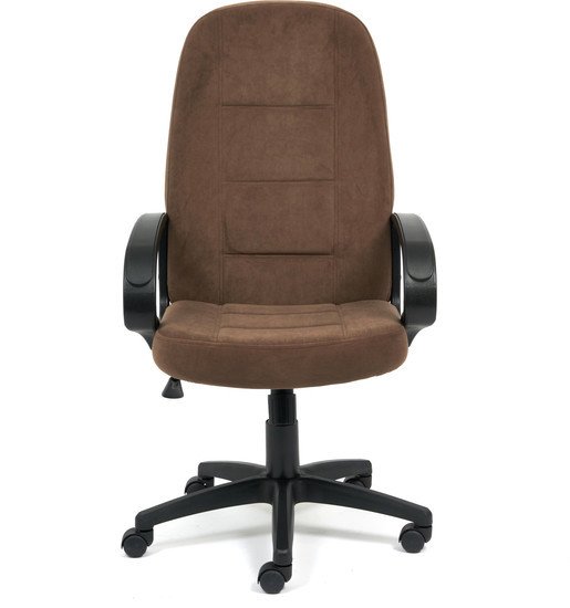 Кресло TetChair СН-747 (флок, коричневый)