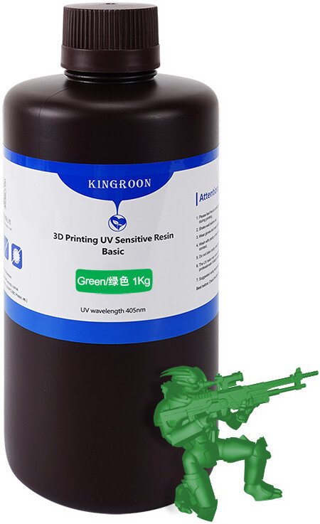 Фотополимер Kingroon Standard B02171 (1 л, прозрачный зеленый)