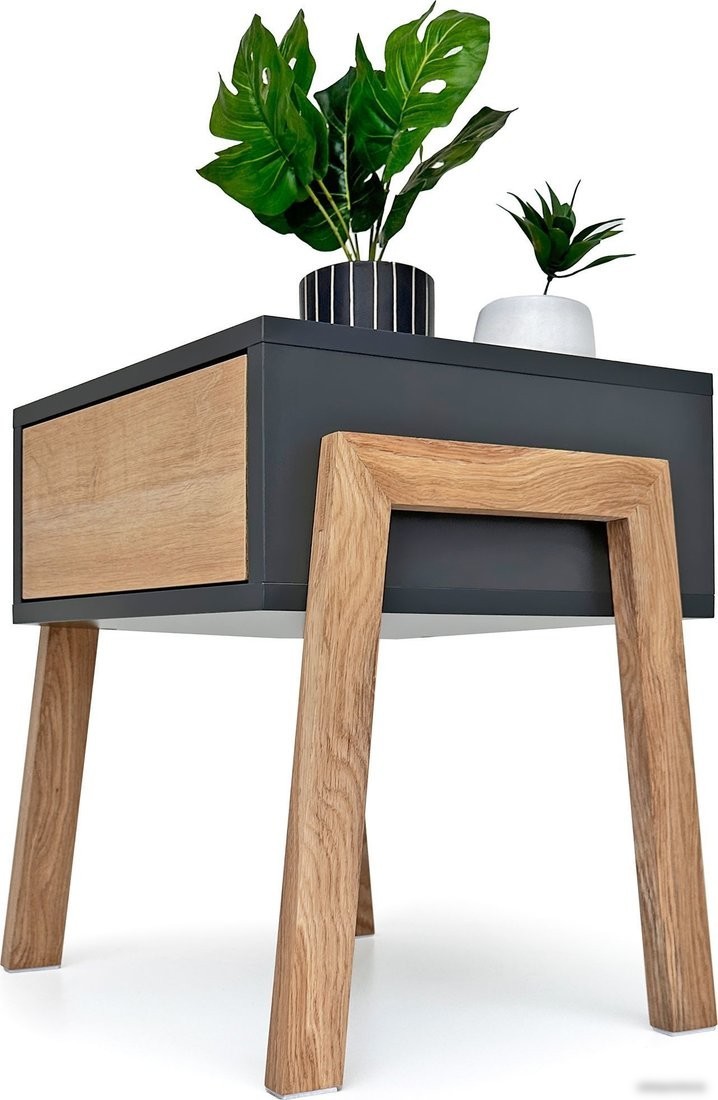 Комод Crafto Мунк 04 44x40x50 (графит дуб)