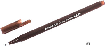 Ручка капиллярная Staedtler Триплюс 338-76 (коричневый)