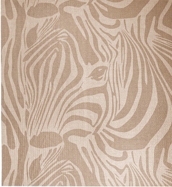 Придверный коврик Вилина Противоскользящий Элемент 65x120 7175-Zebra_Brown (коричневый)