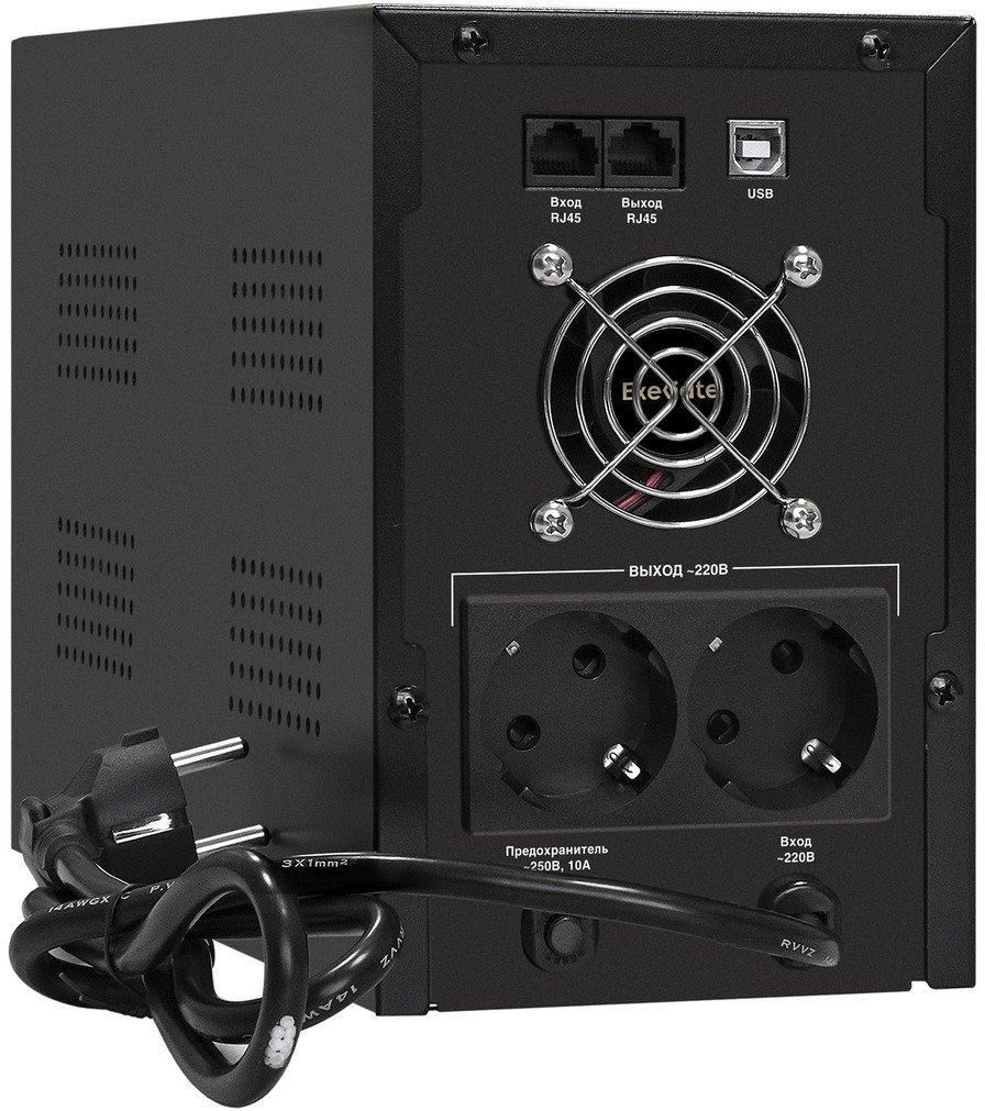 Источник бесперебойного питания ExeGate SpecialPro Smart LLB-2000.LCD.AVR.2SH.RJ.USB EX292632RUS