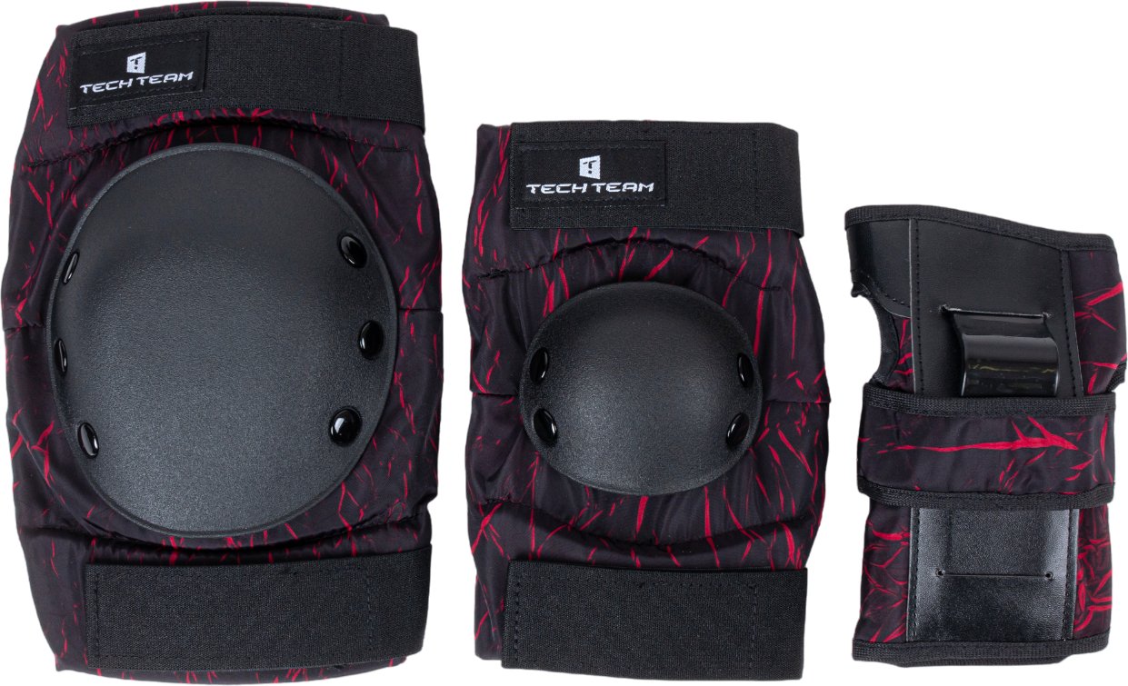 Комплект защиты Tech Team Safe fit adult 4.0 NN013989 (M, черный/красный) Комплект защиты Tech Team Safe fit adult 4.0 NN013989 (M, черный/красный)