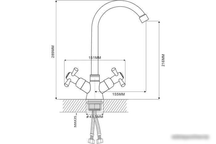 Смеситель Ekko E49118-8