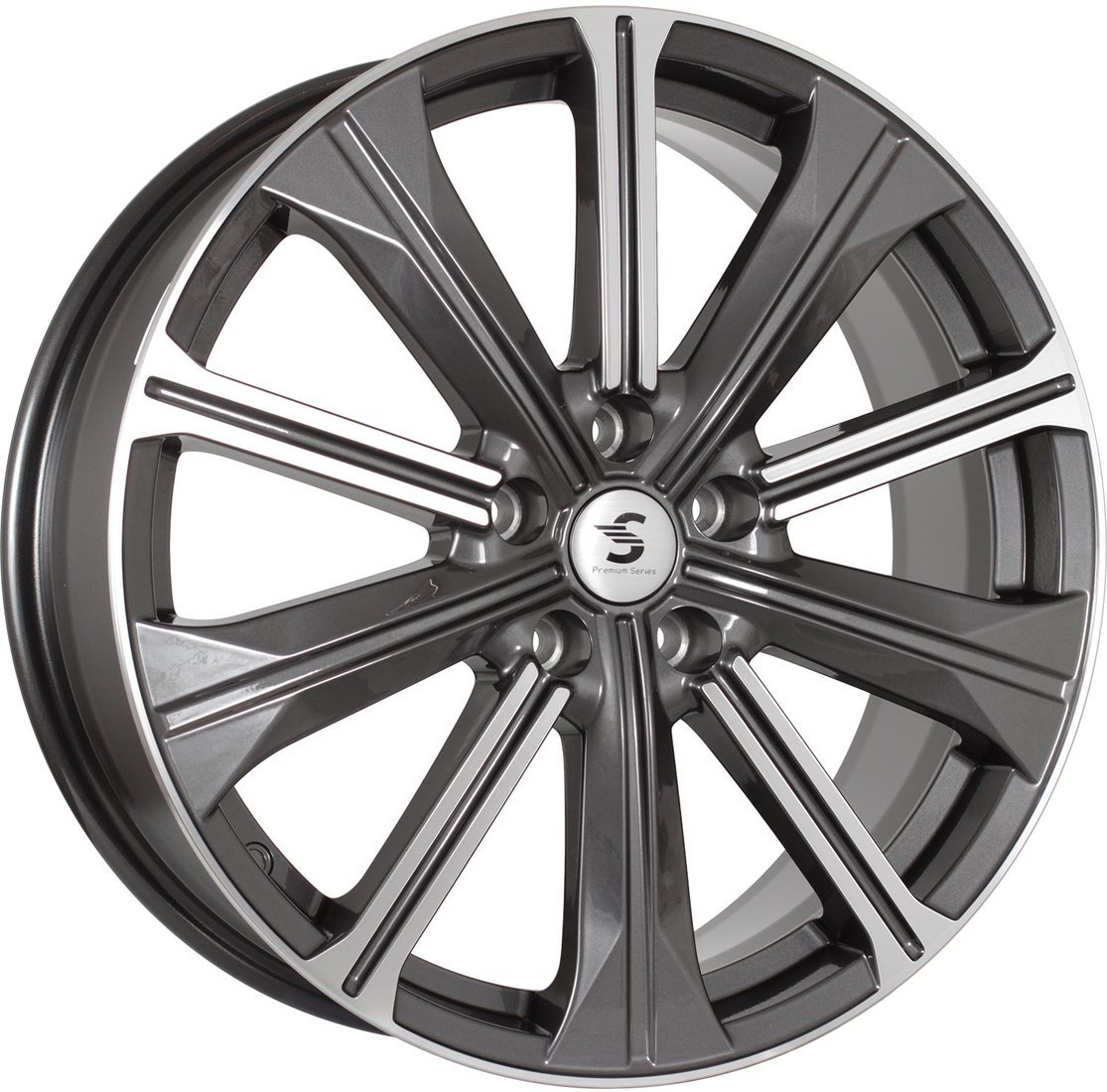 Литые диски SKAD КР013 19x7" 5x108мм DIA 65.1мм ET 36мм Diamond Gloss Graphite
