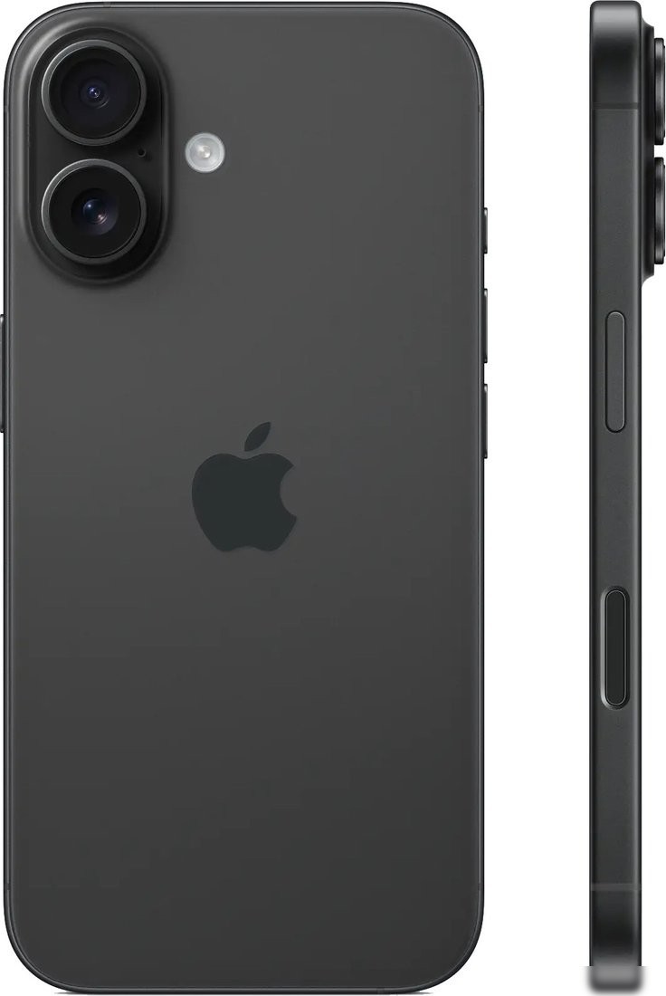 Телефон Apple iPhone 16 256GB (черный)