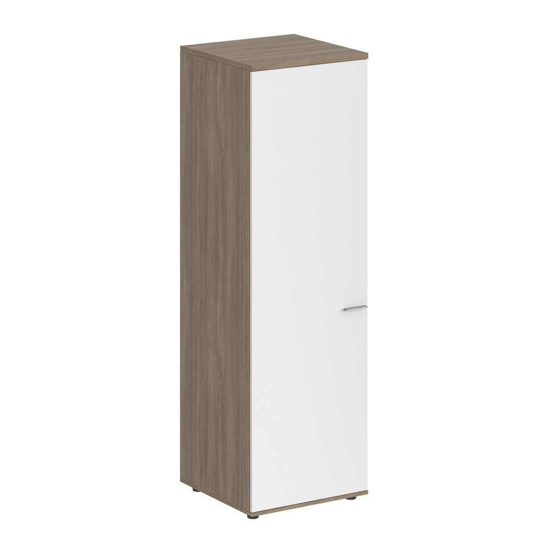 Шкаф распашной Norden Левый 60x60x195.5 SG.823.WH.OD.L (белый/дуб темный)
