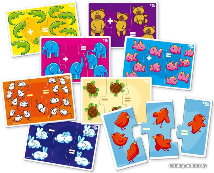 Мозаика/пазл Baby Toys Складываем-вычитаем 02505