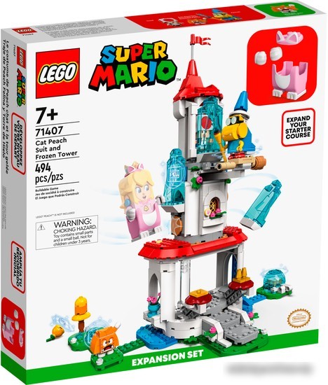Конструктор LEGO Super Mario 71407 Наряд Пич-кошки и Ледяная башня Конструктор LEGO Super Mario 71407 Наряд Пич-кошки и Ледяная башня