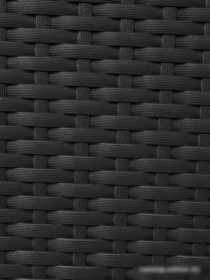 Кашпо Ellastik Plast Ola Dom Rattan (31л, антрацит)