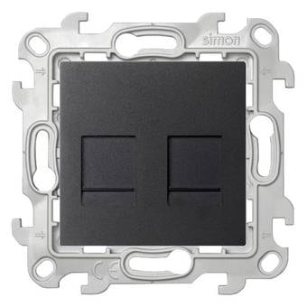 Розетка компьютерная Simon 2450593-038 (графит)