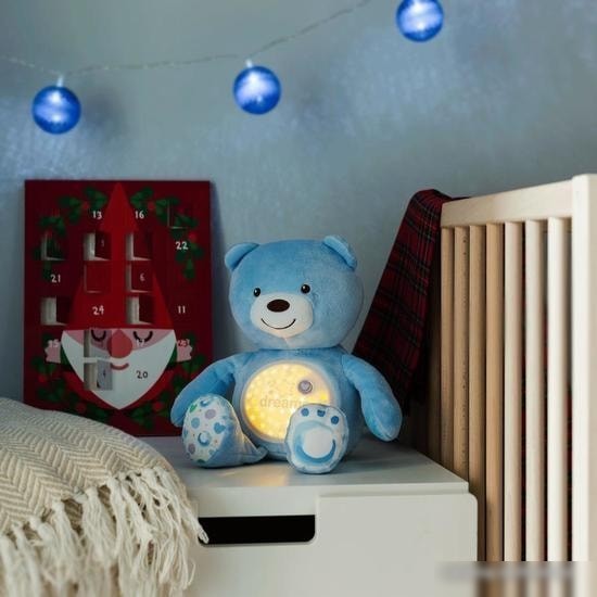 Музыкальная игрушка Chicco Мишка (голубой)