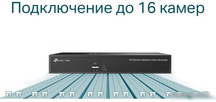 Сетевой видеорегистратор TP-Link Vigi NVR1016H