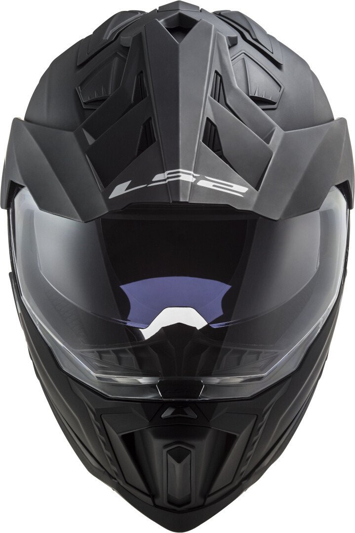 Мотошлем LS2 MX701 Explorer Solid (XL, черный матовый)