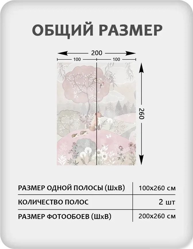 Фотообои Mio Tesoro Детская 474 (200x260)