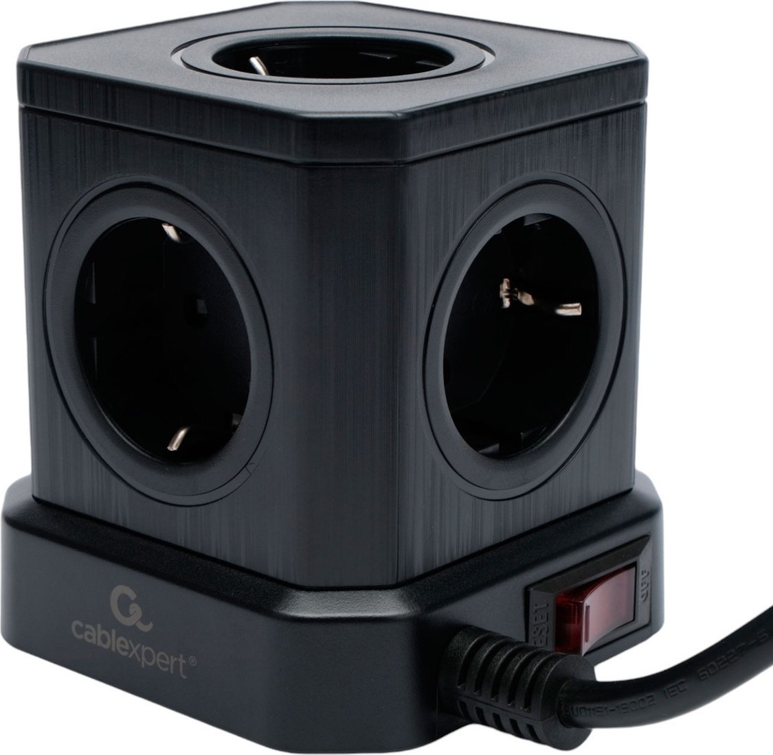 Сетевой фильтр Cablexpert TWR-5-U4-B-2