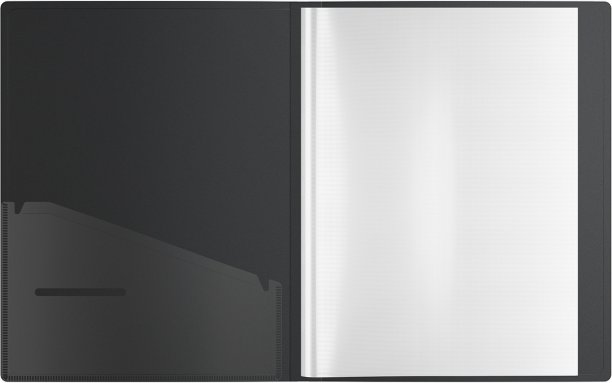 Папка для бумаг Berlingo Triangle Black DB4_40399