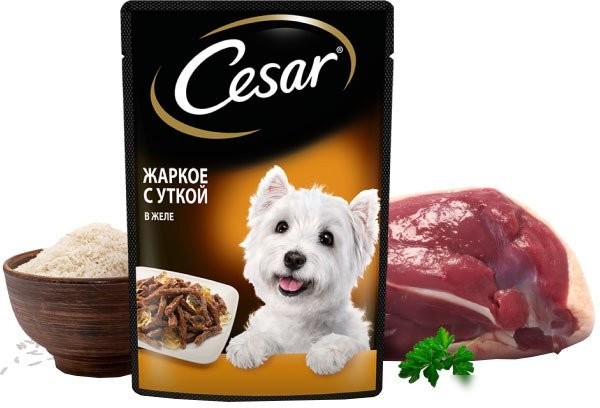 Пресервы Cesar Жаркое с уткой в желе 85 г