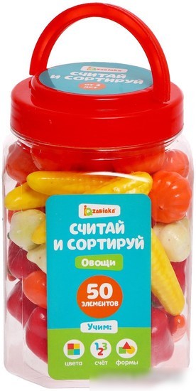 Развивающая игра Zabiaka Овощи 5189412