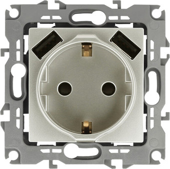 Розетка USB ЭРА 12-4109-15 Б0047849 (перламутр)