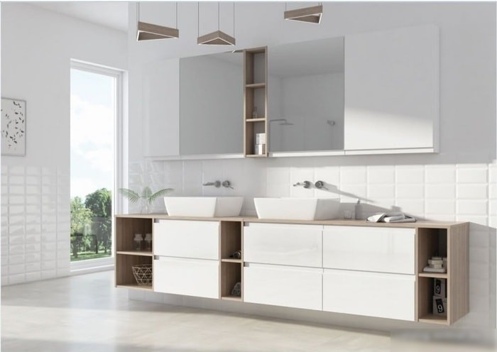 Мебель для ванных комнат Cersanit Шкаф для ванной Moduo 60 SB-SW-MOD60/Wh